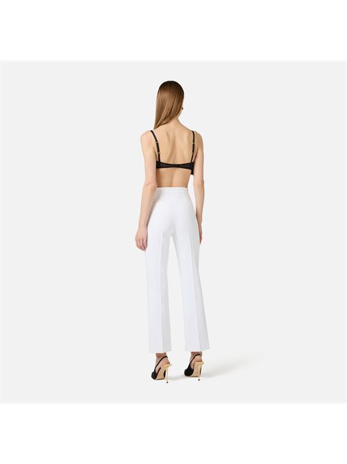 Pants woman ivory ELISABETTA FRANCHI | PA16861E2/360